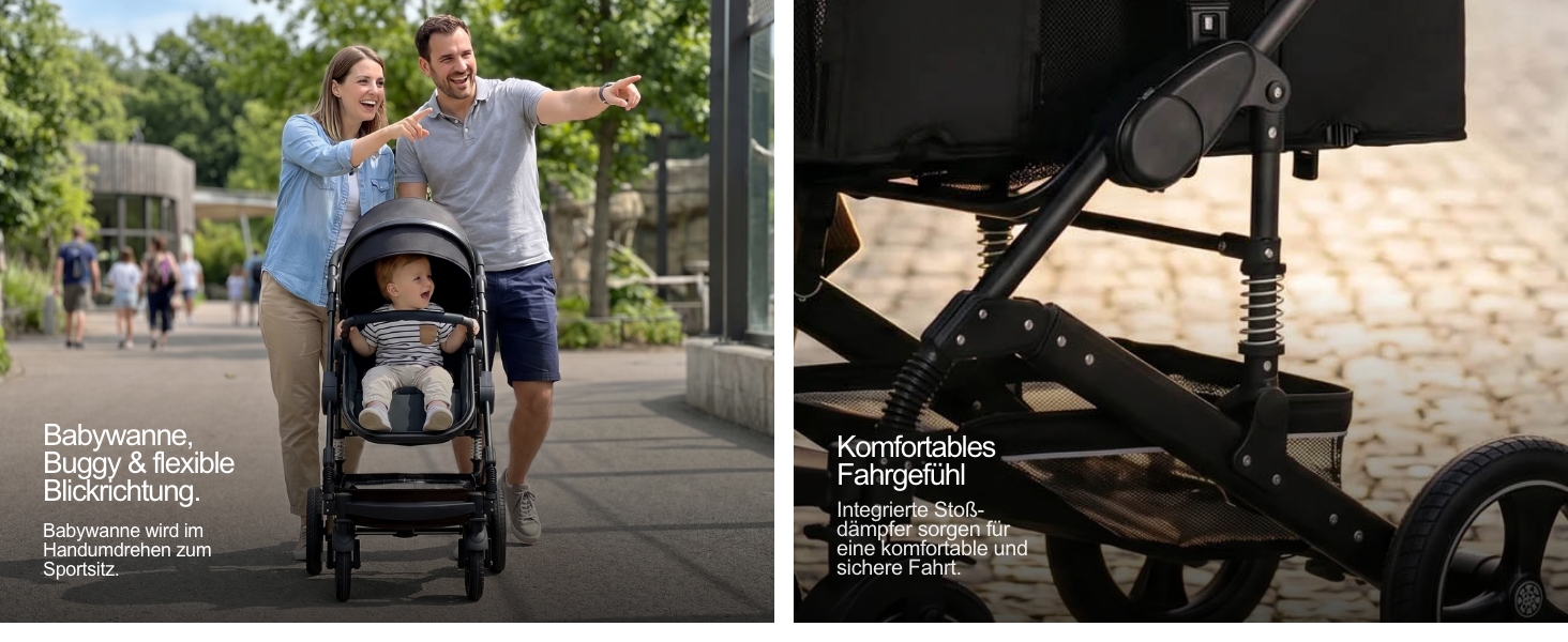 Bambimo 2in1 Kinderwagen