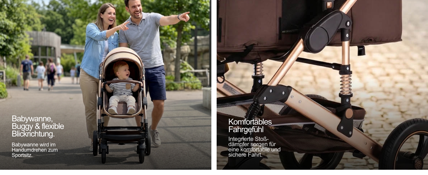 Bambimo 2in1 Kinderwagen
