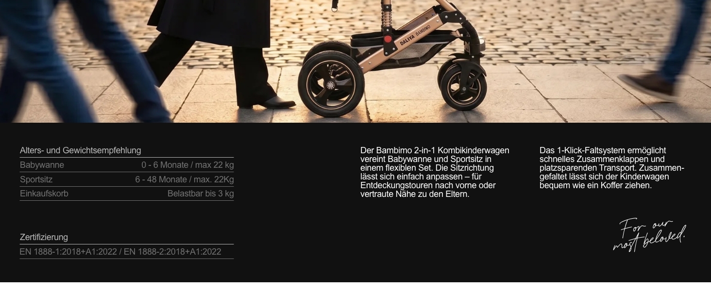 Bambimo 2in1 Kinderwagen