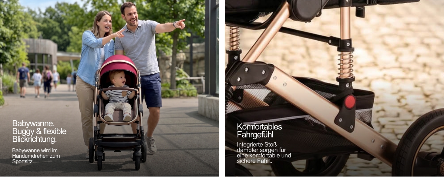 Bambimo 2in1 Kinderwagen