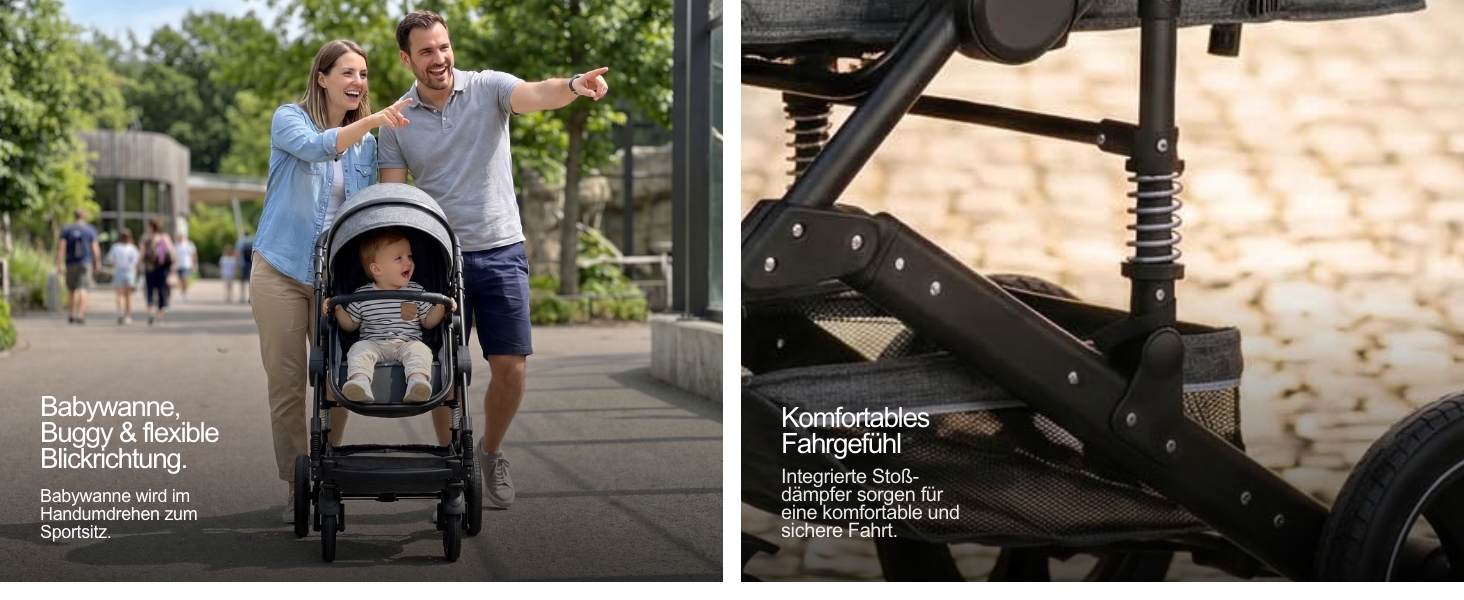 Bambimo 2in1 Kinderwagen