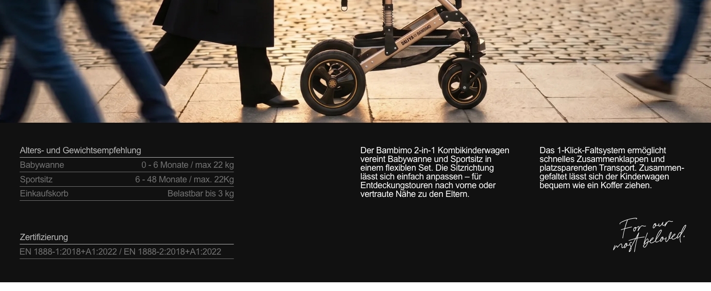 Bambimo 2in1 Kinderwagen