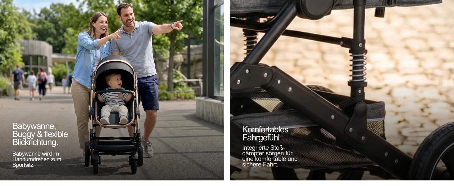 Bambimo 2in1 Kinderwagen