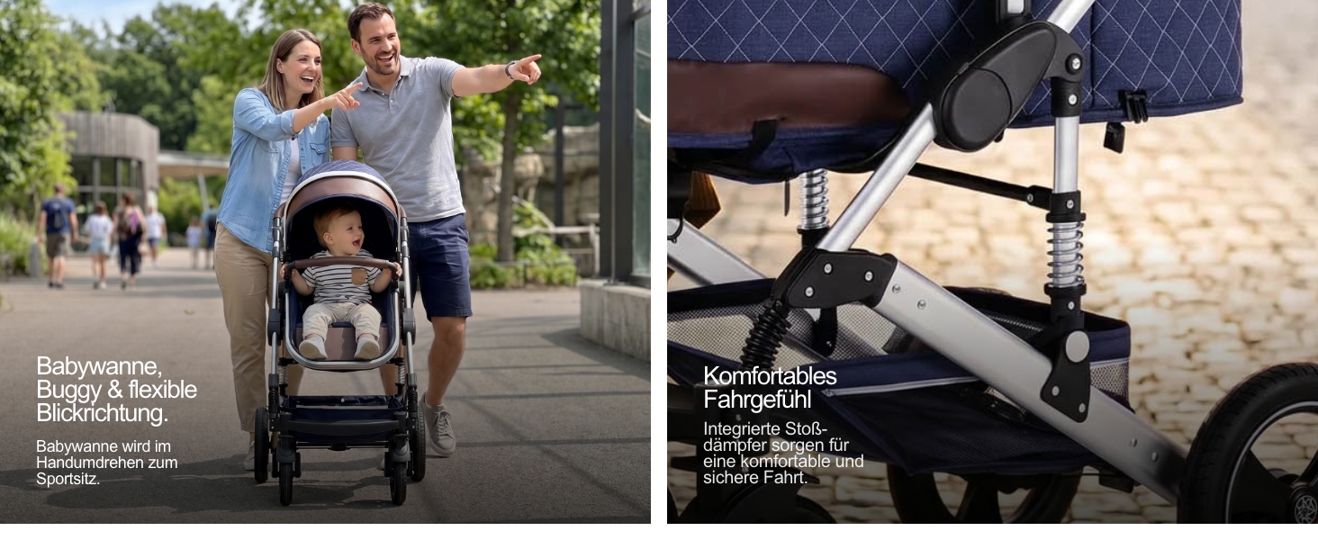 Bambimo 2in1 Kinderwagen