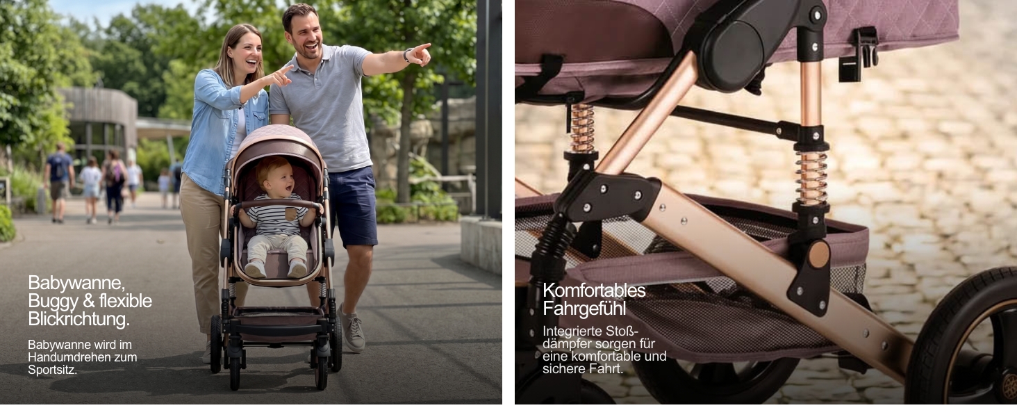 Bambimo 2in1 Kinderwagen