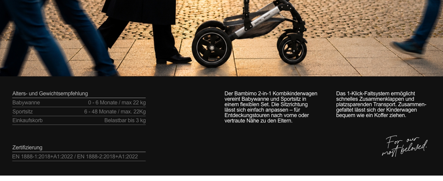 Bambimo 2in1 Kinderwagen
