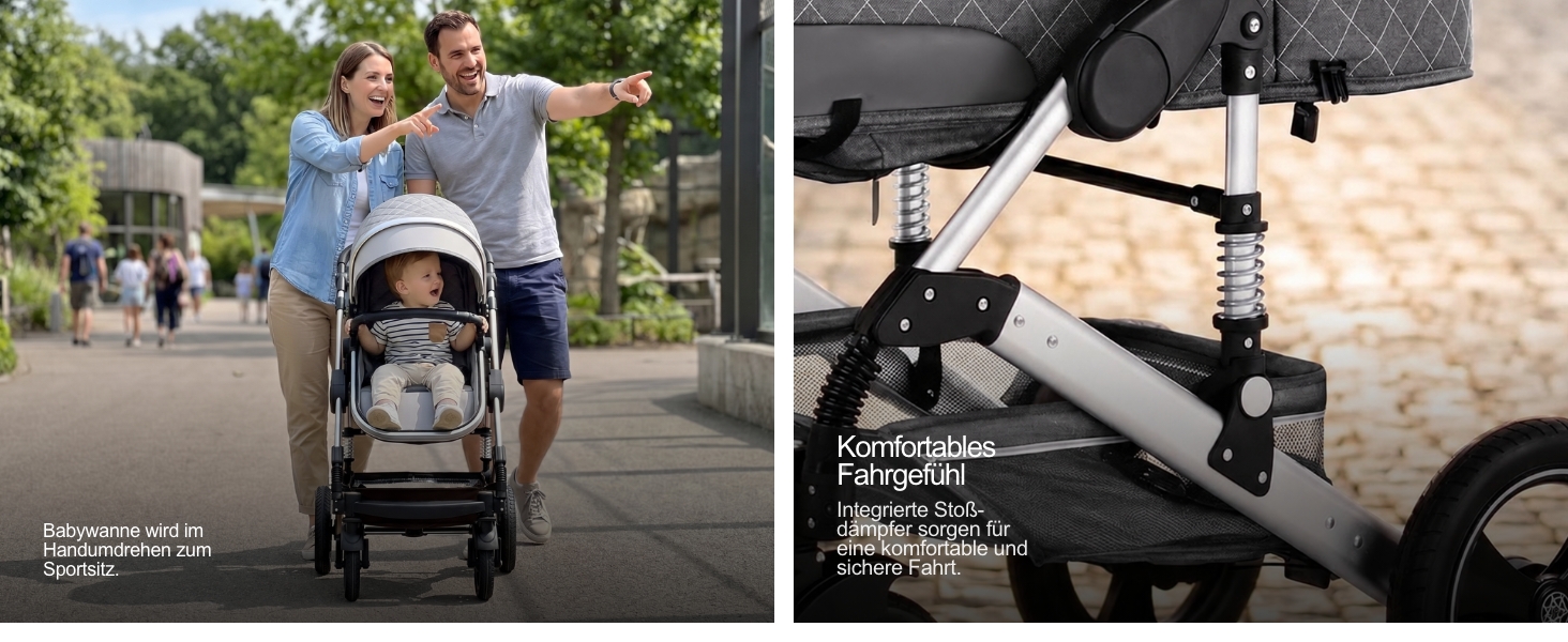 Bambimo 2in1 Kinderwagen