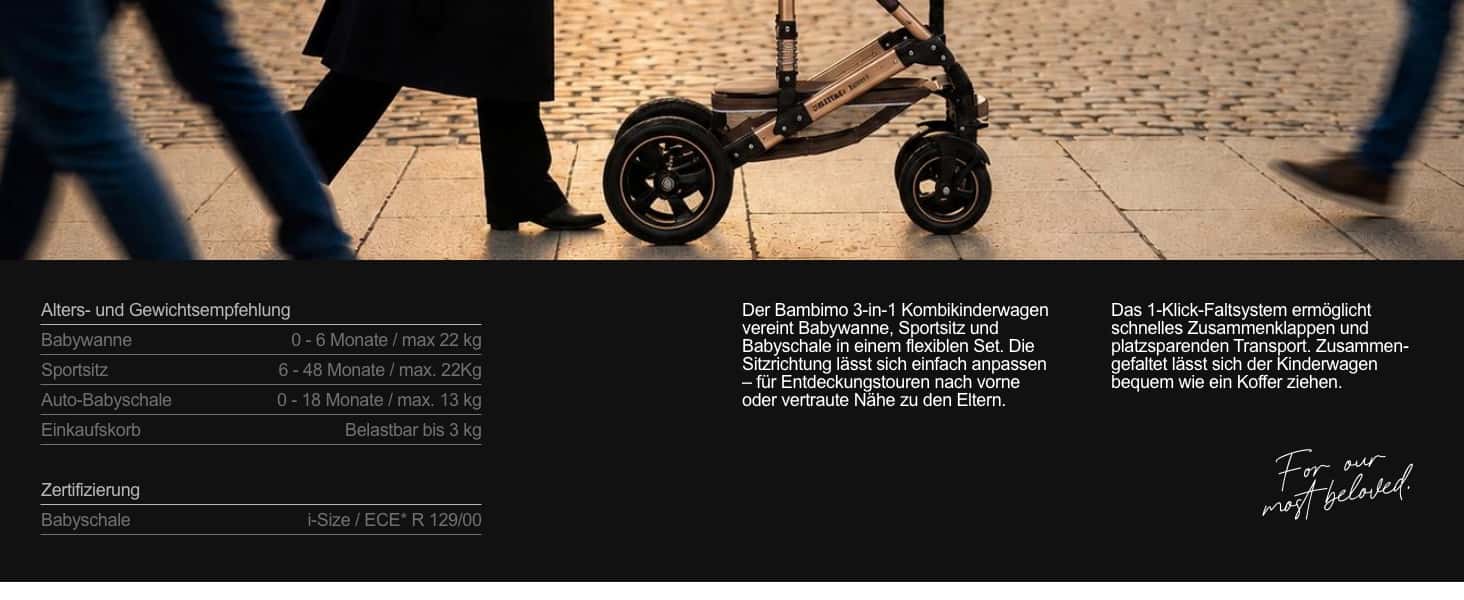 Bambimo 3in1 Kinderwagen