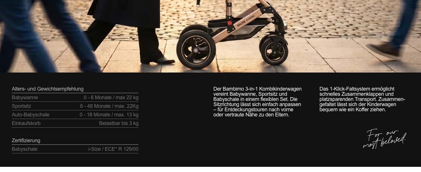 Bambimo 3in1 Kinderwagen