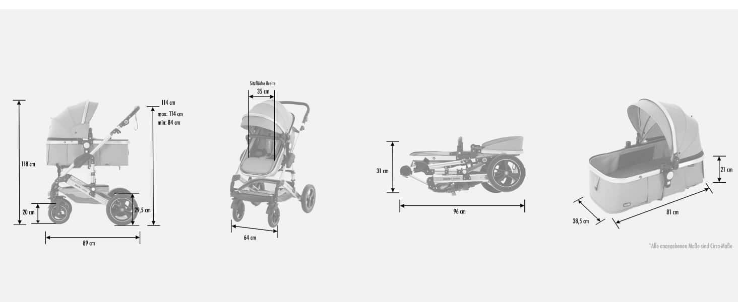 Bambimo 3in1 Kinderwagen